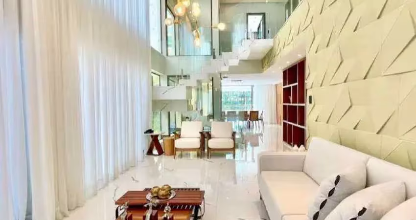Luxo mansão porteira fechada alphaville 1, 4 suítes, elevador
