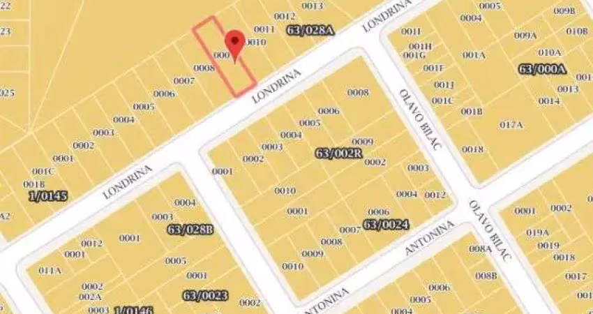 Terreno à venda na Rua Londrina, 2046, Country, Cascavel