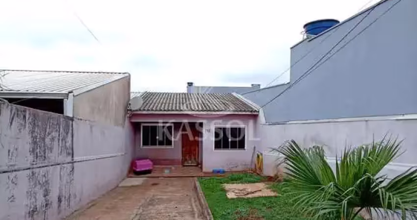 Casa com 2 quartos e sobra de terreno edicula com churrasqueira. r  239.000,00