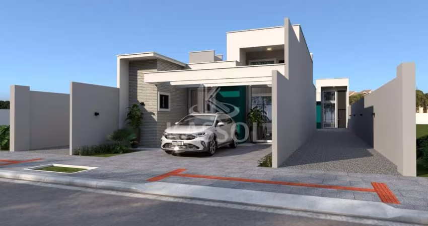 Casa em construção no Periolo 3 quartos churrasqueira garagem