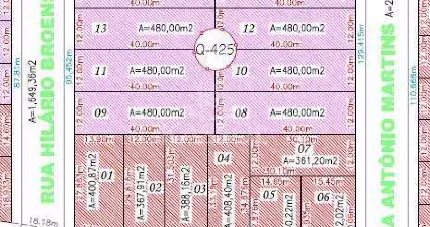 Terreno no lot residencial cidade universítária - realeza - pr 480m  r  90 mil