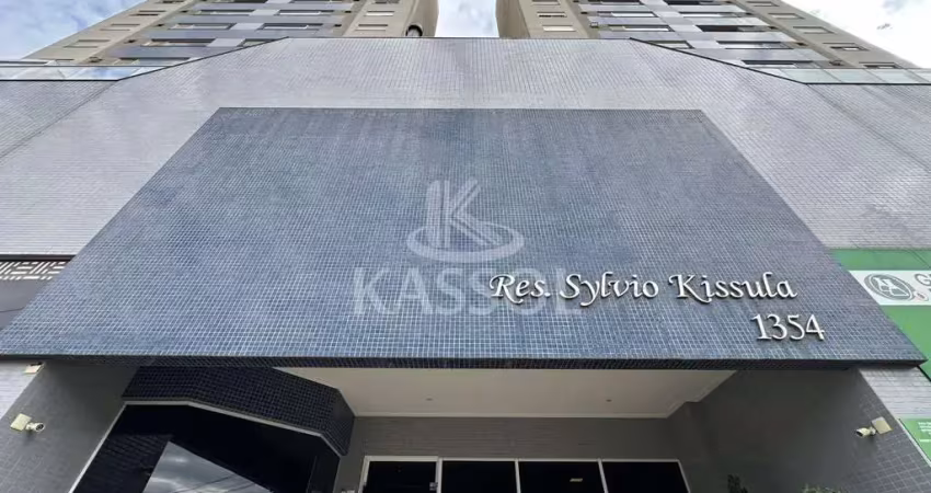 Apartamento no ed. sylvio kissula, região central de cascavel, 2 vagas