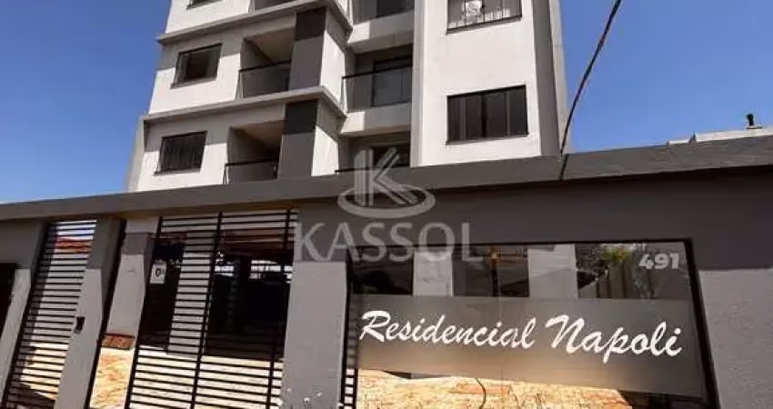 Apartamento para locação no edifico napoli,2 quartos, banheiro social, sala de e