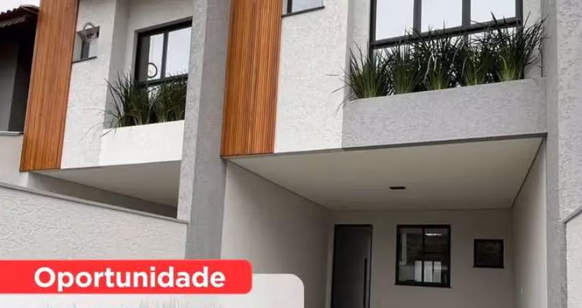 Sobrado geminado alto padrão para venda em joinville, bom retiro, 3 dormitórios, 1 suíte, 3 banheiros, 2 vagas