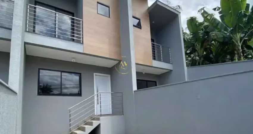Sobrado geminado para venda em joinville, floresta, 2 dormitórios, 2 suítes, 3 banheiros, 1 vaga