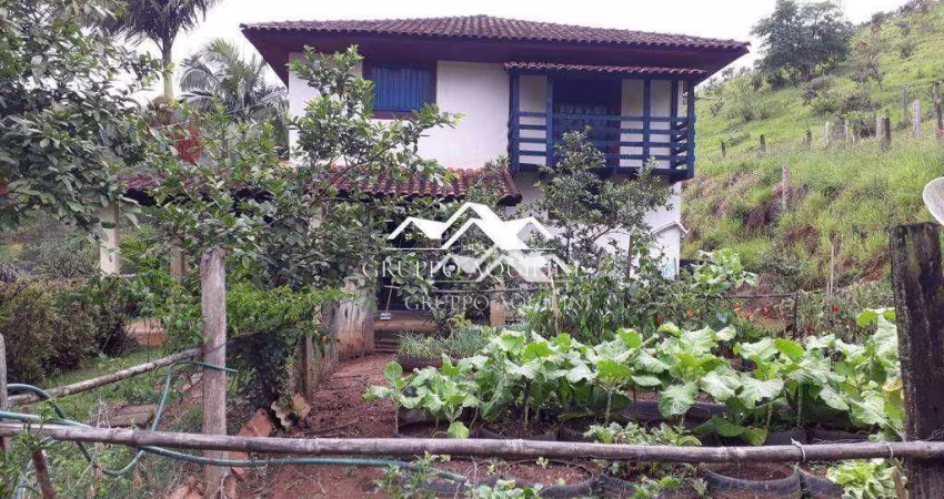 Chácara com 4 dormitórios à venda, 6500 m² por R$ 1.350.000 - Zona Rural - Monteiro Lobato/SP