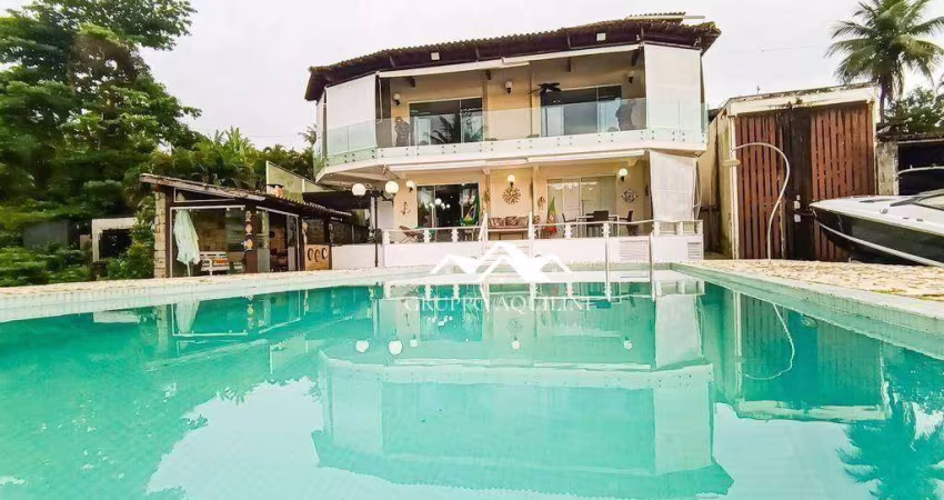 Casa com 5 dormitórios, 386 m² - venda por R$ 5.500.000,00 ou aluguel por R$ 1.400,00/dia - Gambôa Do Belém (Cunhambebe) - Angra dos Reis/RJ