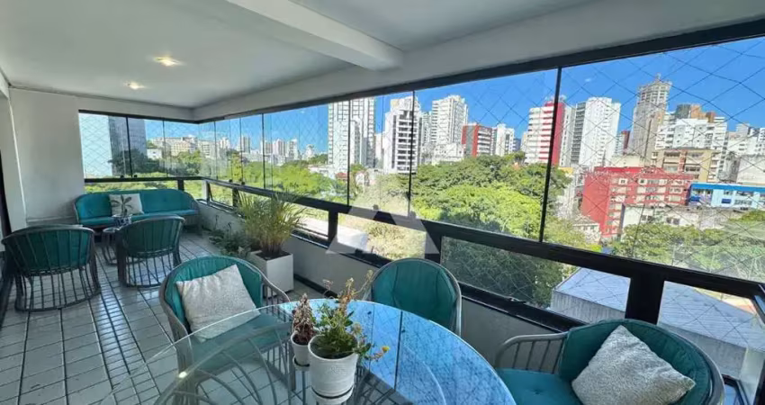 Apartamento na graça com 4 suítes, 220m² à venda por r$ 1.850.000,00