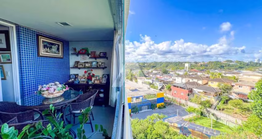 Apartamento em patamares com 4 quartos e 3 suítes, 162m² à venda por r$ 1.600.000,00