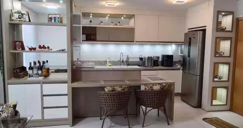 Apartamento mobiliado com vista mar para locação anual - 1suíte + 1 dormitório - localizado em penha/praia alegre