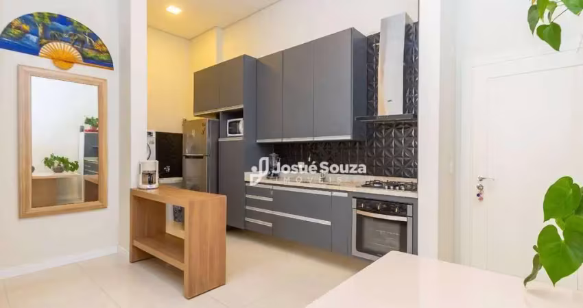 Apartamento Garden com PÉ DIREITO DUPLO DE 6m, 85 m² privativos, 1 suíte, à venda por R$ 589.000 - Vista Alegre - Curitiba/PR