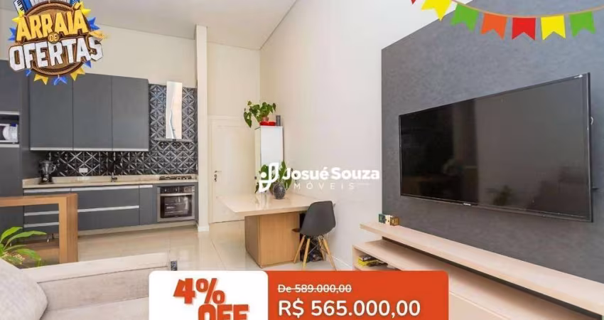 Apartamento Garden com 1 dormitório à venda, 85 m² por R$ 565.000,00 - Vista Alegre - Curitiba/PR