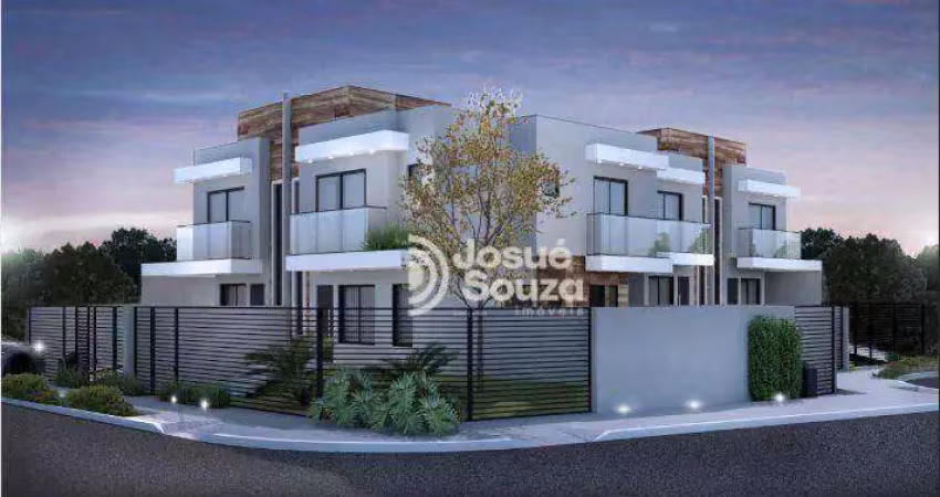 Sobrado com 3 dormitórios à venda, 104 m² por R$ 675.000,00 - Atuba - Curitiba/PR