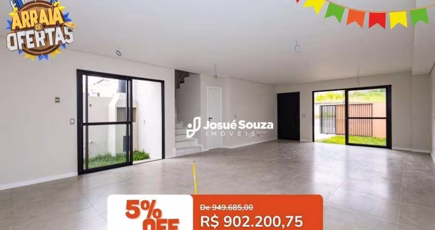Sobrado com 3 dormitórios à venda, 170 m² por R$ 902.200,75 - Abranches - Curitiba/PR