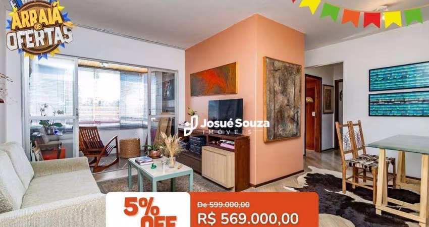 Apartamento com 3 dormitórios à venda, 87 m² por R$ 569.000,00 - Bacacheri - Curitiba/PR