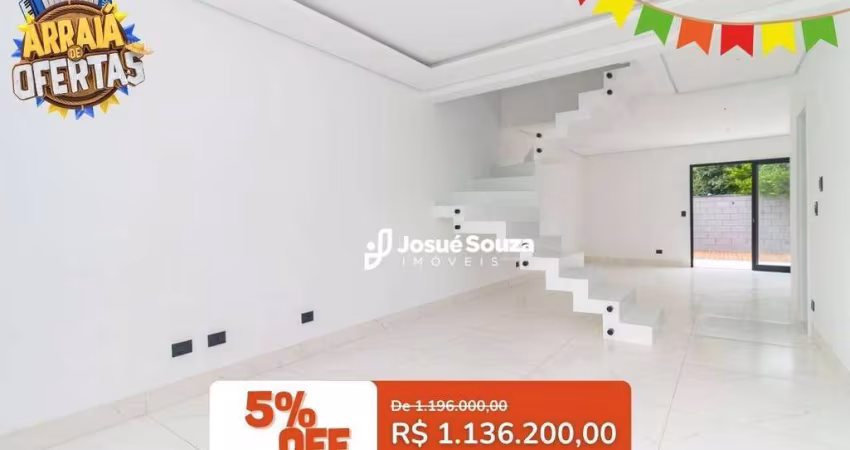 Sobrado com 3 dormitórios à venda, 172 m² por R$ 1.136.200,00 - Jardim das Américas - Curitiba/PR
