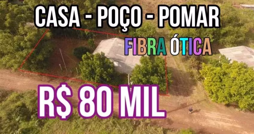 85670 - MINI CHÁCARA OU TERRENO RURAL COM CASA E POMAR EM SANTO ANTÔNIO DA PATRULHA
