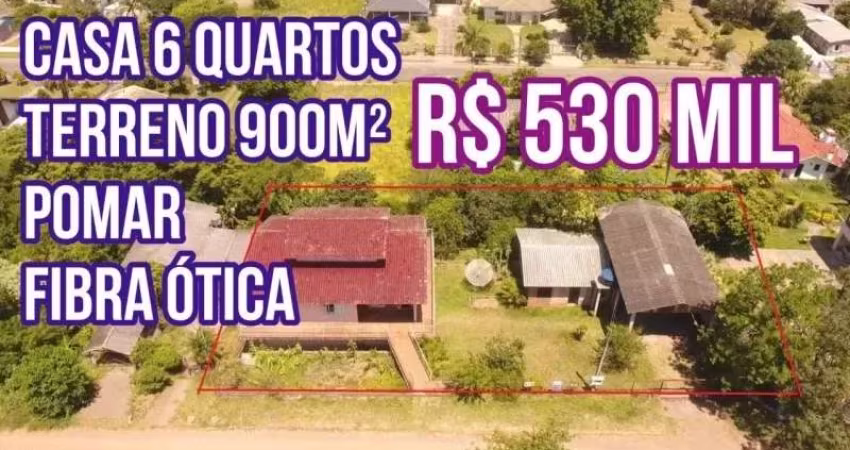 [113697] - CASA GRANDE EM SANTO ANTÔNIO DA PATRULHA 218M², TERRENO 900M², POMAR, FIBRA ÓTICA