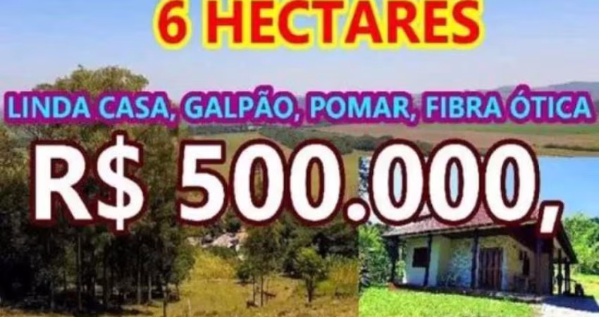 [88113]  SÍTIO COM LINDA CASA EM SANTO ANTÔNIO DA PATRULHA COM 6 HECTARES