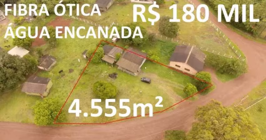 113913 - CHACRINHA COM CASA, FIBRA ÓTICA, DE ESQUINA, ÓTIMO PONTO COMERCIAL RURA