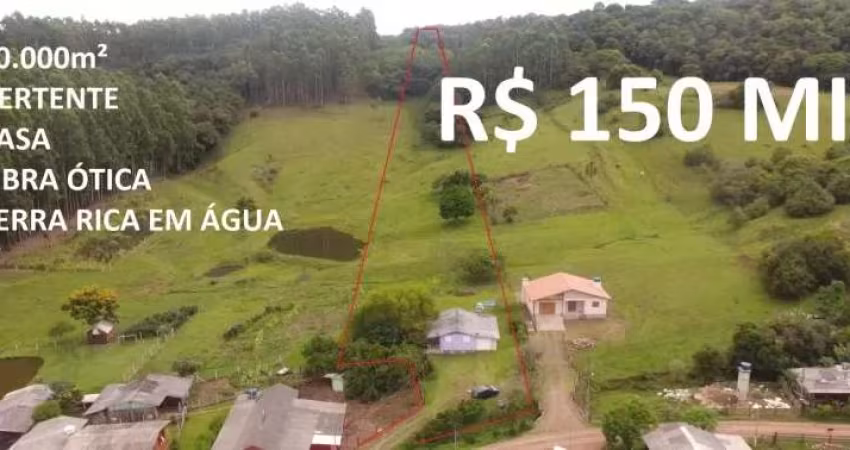 113905 CHÁCARA 1HA CASA DOIS QUARTOS, RICA EM ÁGUA, FIBRA ÓTICA, POSTO DE SAÚDE E MERCADO