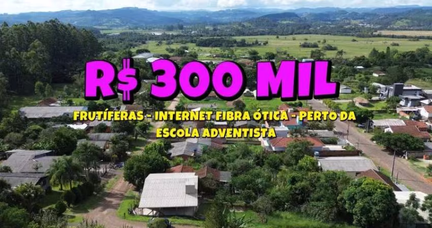 [119599] CHÁCARA EM ROLANTE PRÓXIMO  ESCOLA ADVENTISTA CASA REFORMADA 3 QUARTOS FIBRA ÓTICA