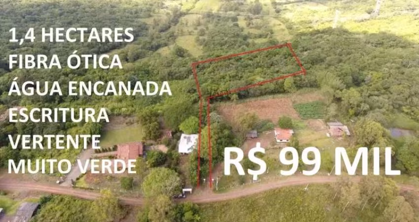 [113767]  - CHÁCARA COM 1,75 HA, FIBRA ÓTICA VERTENTE MATERIAL PARA CONSTRUÇÃO VISTA P/ LAGOA
