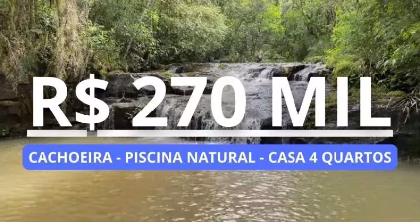 [ 108459 ]  SÍTIO COM CASA DE QUATRO QUARTOS, POMAR, POÇO, ROÇA, RIACHO E 2,7 HECTARES NO CARAÁ