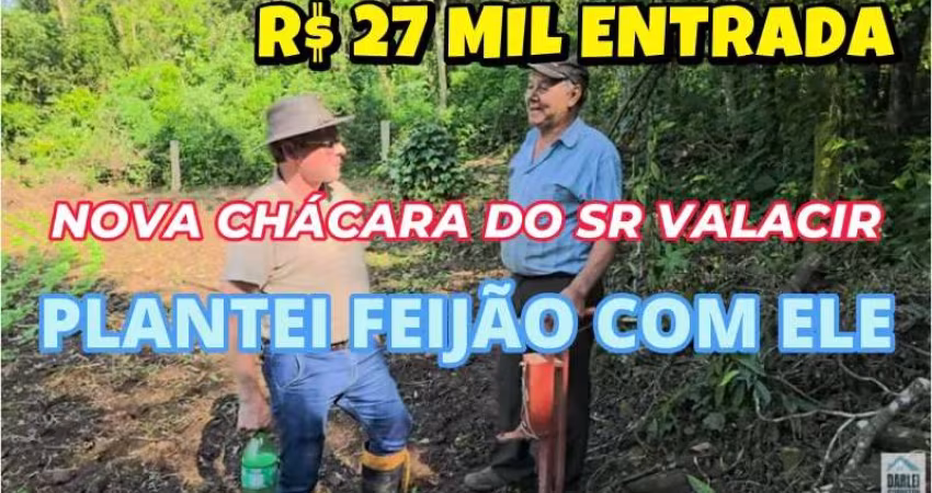 [494]CHÁCARA EM SANTO ANTÔNIO DA PATRULHA COM RANCHO, LUZ E VERTENTE PERTO,  ACEITA CARRO