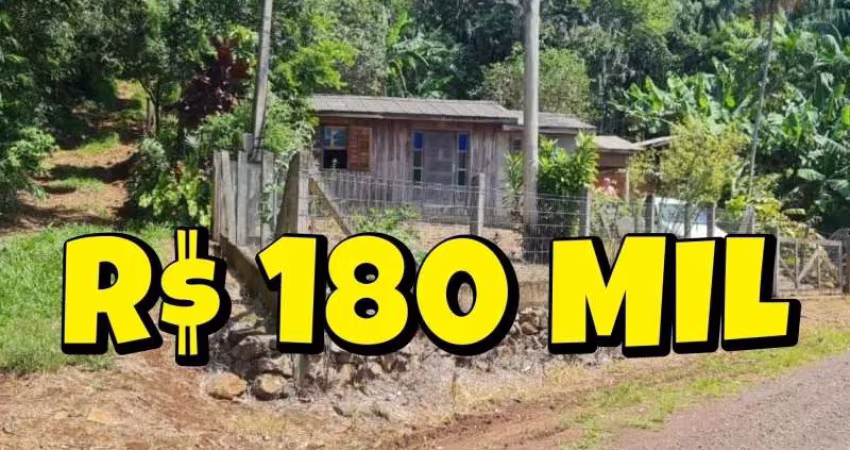 [108012]CHÁCARA 3,1HA COM CASA, ESCRITURA,  BANANAL E VISTA PARA LAGOA ACEITA CARRO E CHÁCARA