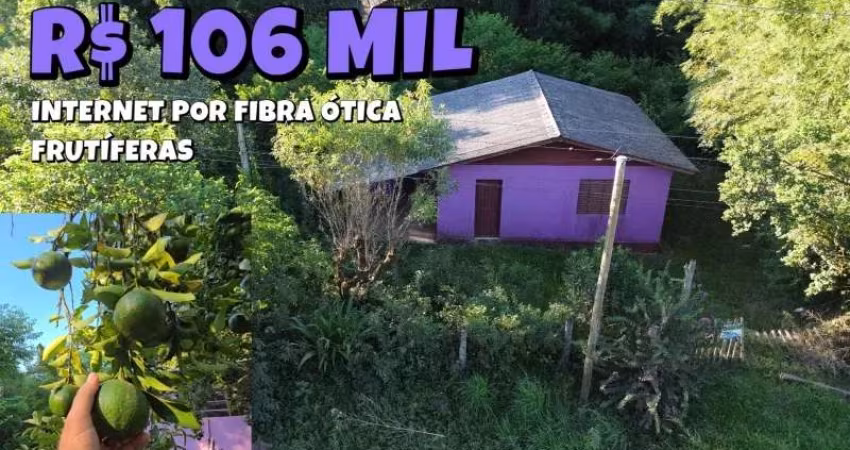 [482]MINI CHACRINHA EM SANTO ANTONIO  COM CASA DE ALVENARIA, POMAR, LUZ, FIBRA ÓTICA E ÁGUA ENCANADA