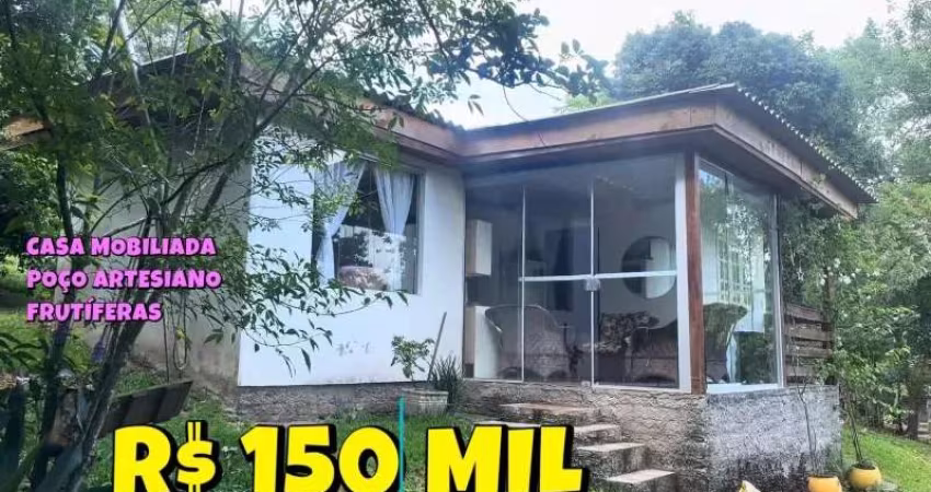 [779]MINI CHACRINHA EM TAQUARA COM CASA MOBILIADA, POMAR, POÇO E FIBRA ÓTICA