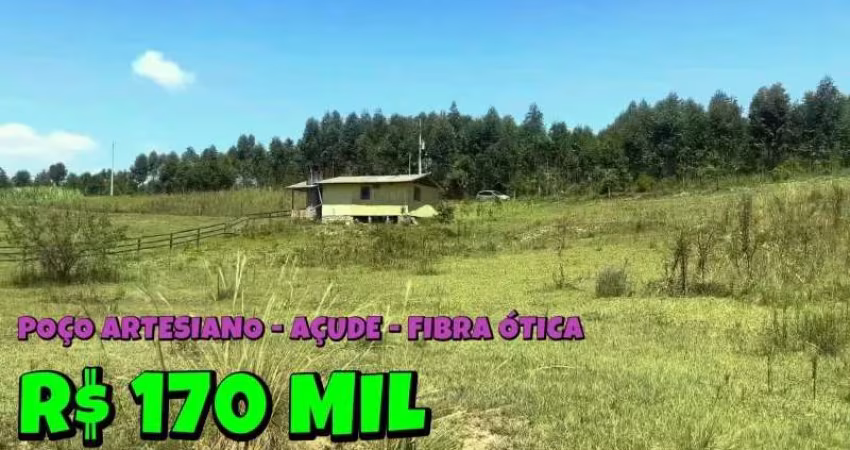 [788] CHÁCARA EM PAROBÉ, AREIA BRANCA, COM 5000 M², CASA, AÇUDE, PASTO