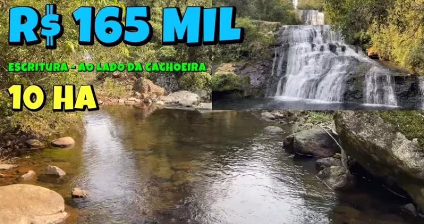 [797] CHÁCARA NO RIOZINHO COM CACHOEIRA 10 HECTARES R$ 165 MIL