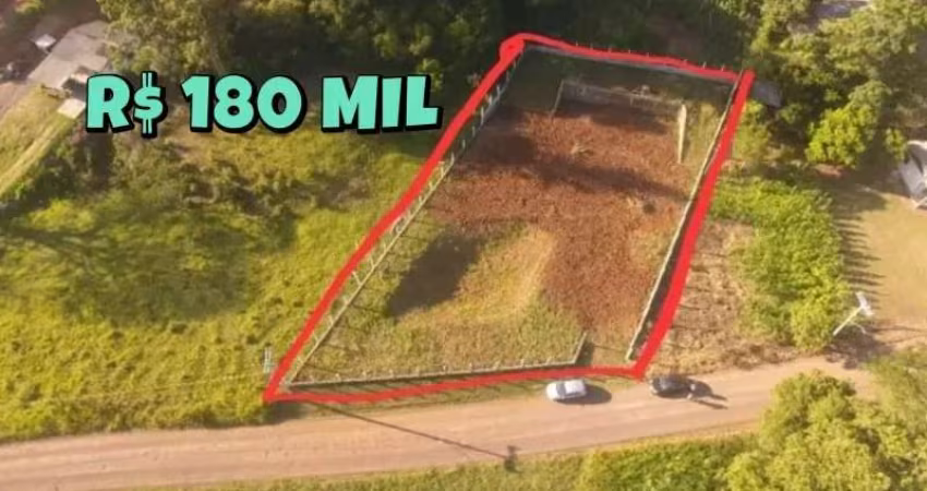 [714] TERRENO RURAL NO CARAÁ CERCADO, 34X44M, LUZ, FIBRA ÓTICA PERTO DO RIO