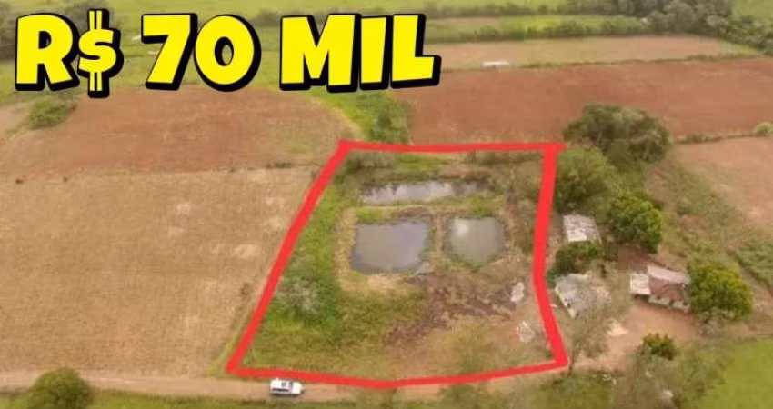 [723] TERRENO NO CARAÁ 4400M² 3 AÇUDES, LUZ, FIBRA ÓTICA E ÁGUA ENCANADA, ACEITA CARRO