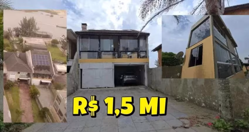 [655]CASA ALTO PADRÃO EM IMBÉ, COM 2 APS, KITNETS, FUNDOS PARA LAGOA, ACEITA PERMUTA