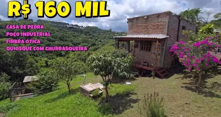 [674] CHÁCARA EM TAQUARA COM CASA  QUIOSQUE  CHURRASQUEIRA POÇO INDUSTRIAL  FIBRA ÓTICA R$ 160 MIL
