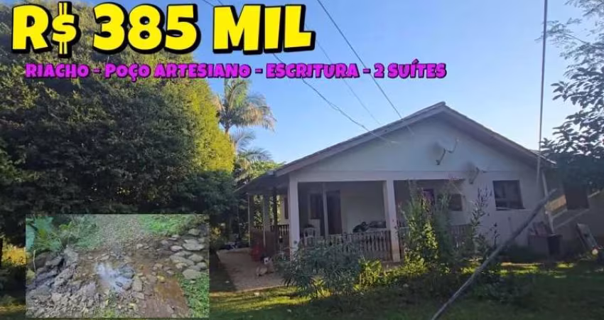 [620]CHÁCARA EM TAQUARA 7HA ESCRITURA CASA 3 QUARTOS FIBRA ÓTICA RIACHO DENTRO DA TERRA