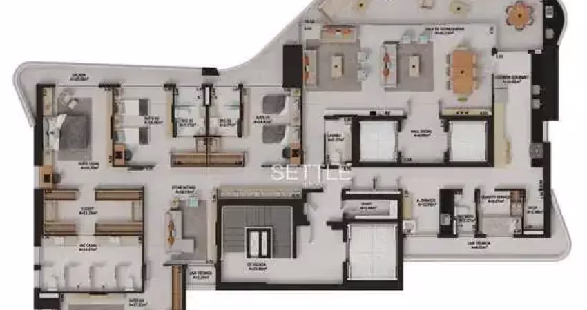 Apartamento com 4 quartos à venda na Rua Osvaldo Cruz, 1024, Meireles, Fortaleza