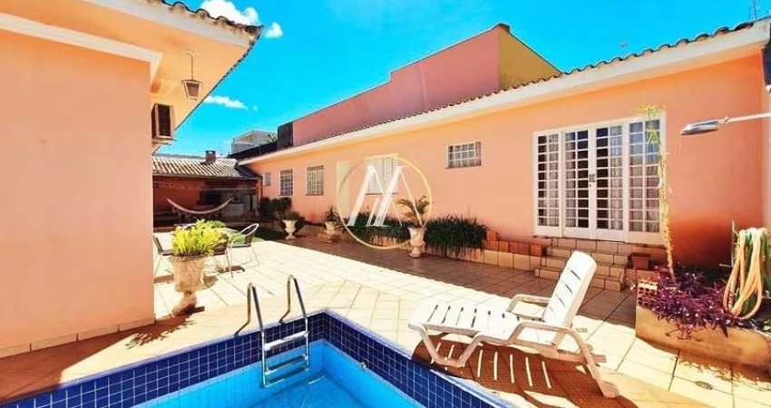 Casa à venda com 3 dormitórios sendo uma suíte, piscina, 390m², Caravelle -  Londrina/PR