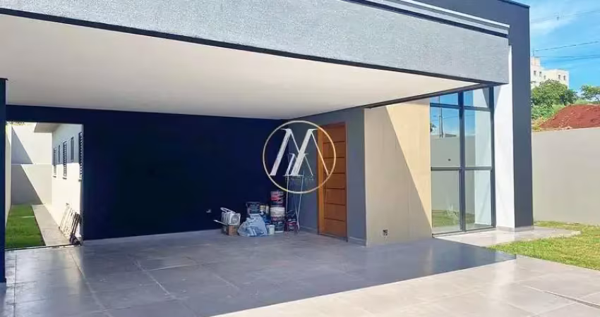 Casa à venda com 3 dormitórios, suíte e 110m² no jardim moriá, rolândia/pr