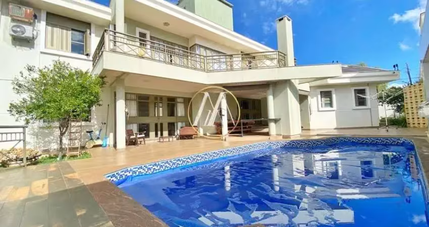 Casa sobrado à venda com 4 suítes, 380m², piscina e área gourmet – jardim asteca, rolândia/pr