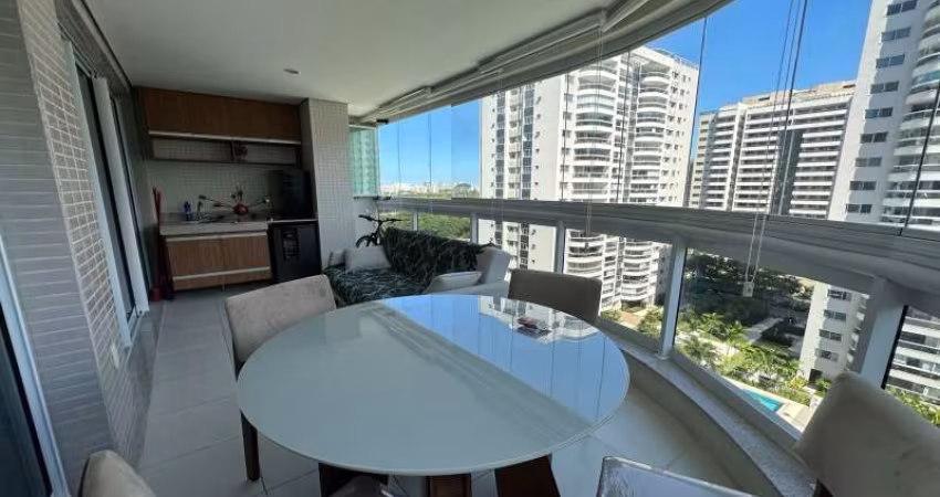 Apartamento 3 quartos (2 suites), alto padrão, cond. Ilha Pura, andar alto, varanda gourmet, moveis planejados, lazer completo, segurança, parque