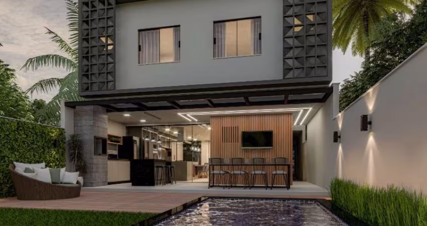 Vargem Pequena, Cond Dream Garden, casa duplex, primeira locaçao, 3 suites (master closet), varanda gourmet, piscina, quintal