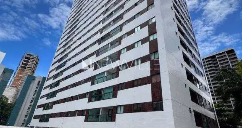 Apartamento para locação na tamarineira com 3 quartos e varanda