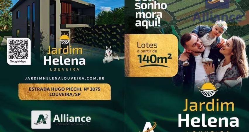 Terreno à venda, 140 m² por R$ 170.000 - Jardim Helena - Santo Antônio - Louveira/SP