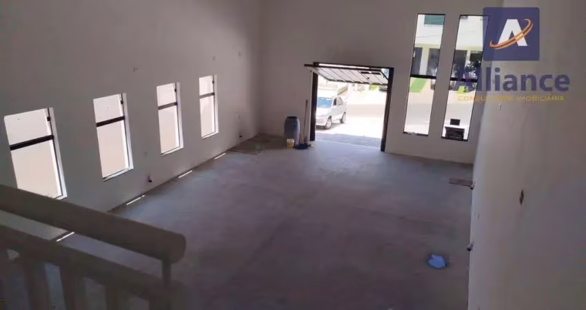 Salão para alugar, 196 m² por r$ 7.500,00/mês - quinta das videiras - louveira/sp