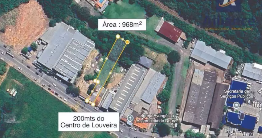 Terreno à venda, 968 m² por r$ 1.200.000 - leitão - louveira/sp