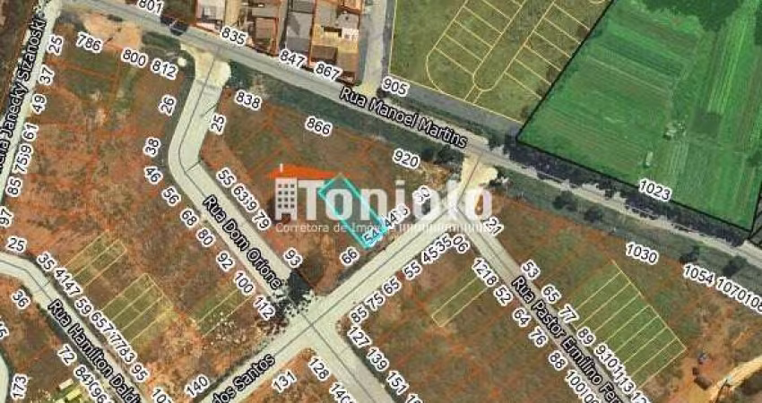 TERRENO LOTEAMENTO RECANTO SAN JOSE